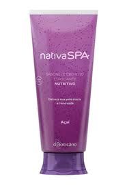 Nativa SPA sabonete cremoso Esfoliante Nutritivo Açaí